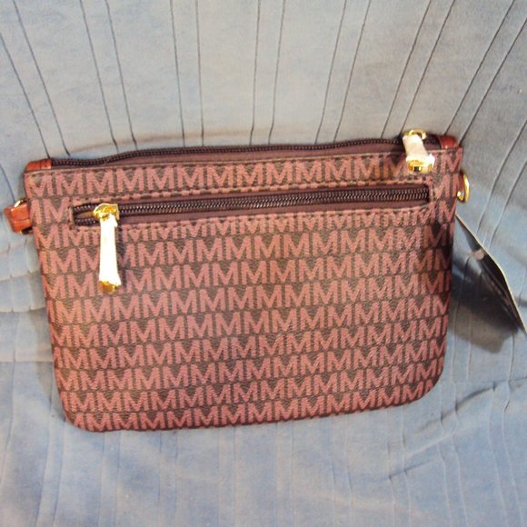 MFK Collection wristlet crossbody Canvas Bag - Picture 2 of 5